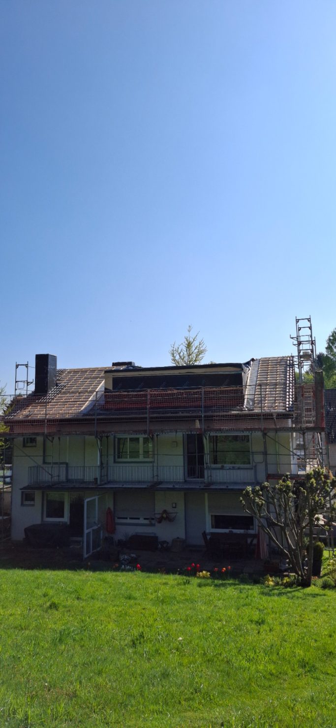 Einbau von Flachdachgauben