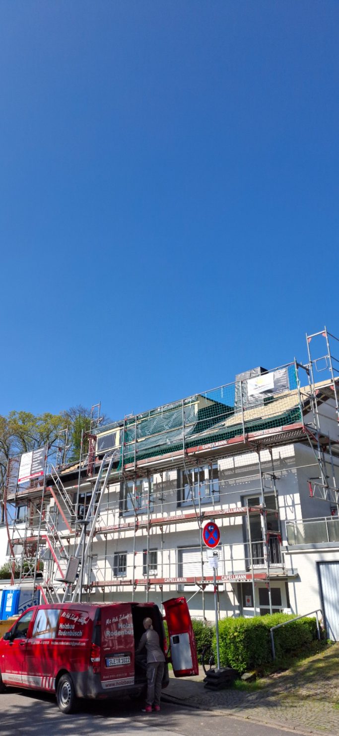 Einbau von Flachdachgauben